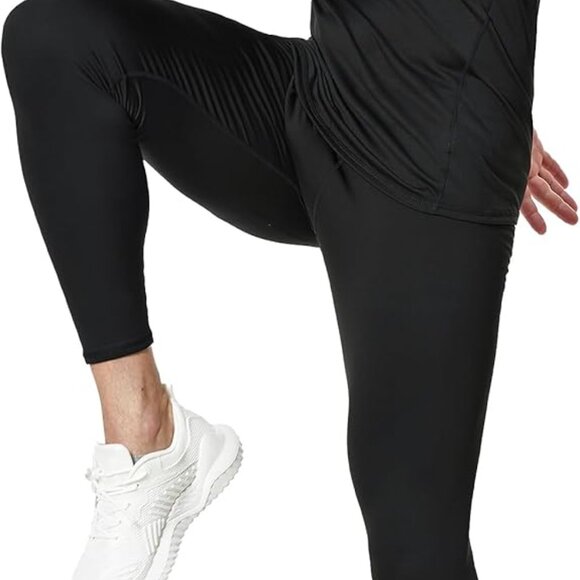 5 Pack Men's Long Sleeve Fleece-Lined Thermal Shirts for Ultimate Cold Gear - Picture 6 of 7